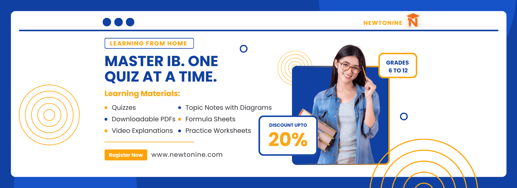 Orange Blue Modern Online Course Facebook Ad